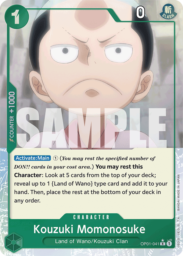OP01-041 | R | CHARACTER Kouzuki Momonosuke Parallel