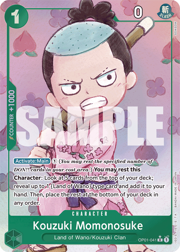 OP01-041 | R | CHARACTER Kouzuki Momonosuke Parallel