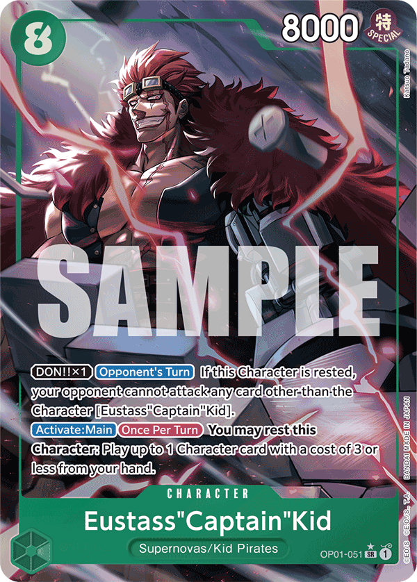 OP01-051 | SR | CHARACTER Eustass"Captain"Kid Parallel