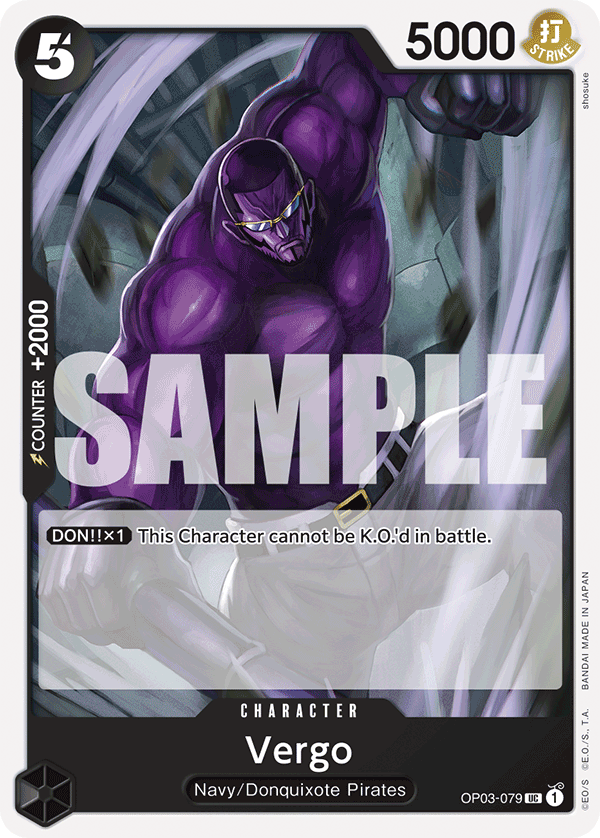OP03-079 CHARACTER Vergo ST-19