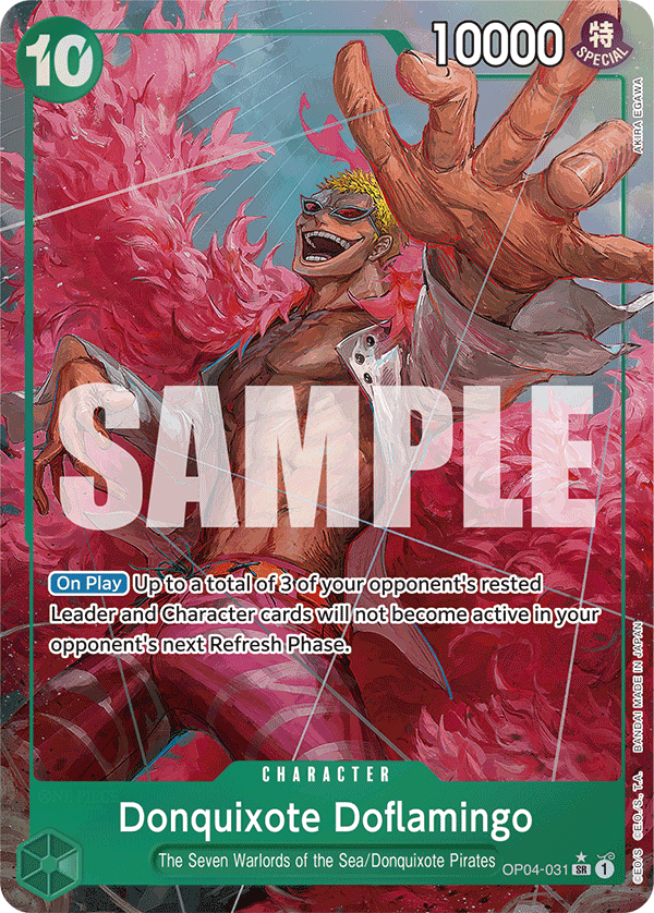 OP04-031 | SR | CHARACTER Donquixote Doflamingo Parallel