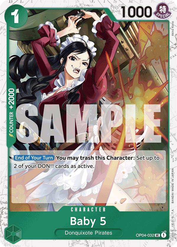 OP04-032 | UC | CHARACTER Baby 5 Jolly Rodger Foil