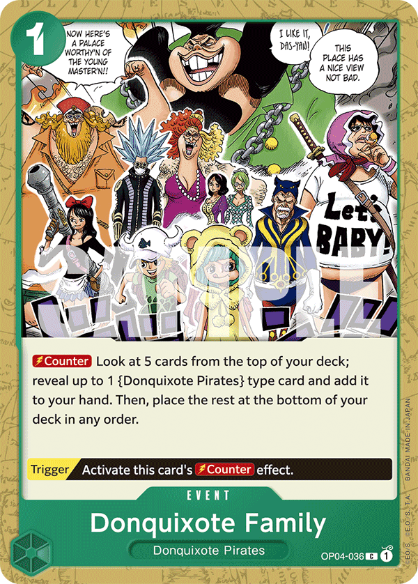 OP04-036 | C | EVENT Donquixote Family