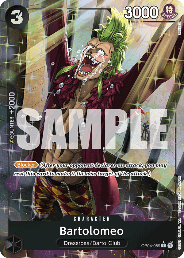 OP04-089 | R | CHARACTER Bartolomeo Parallel