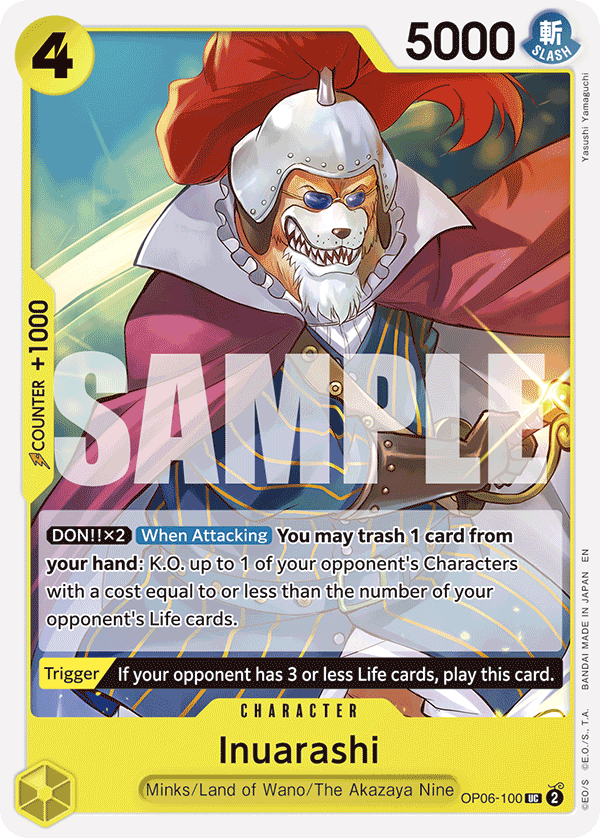 OP06-100 CHARACTER Inuarashi ST-28