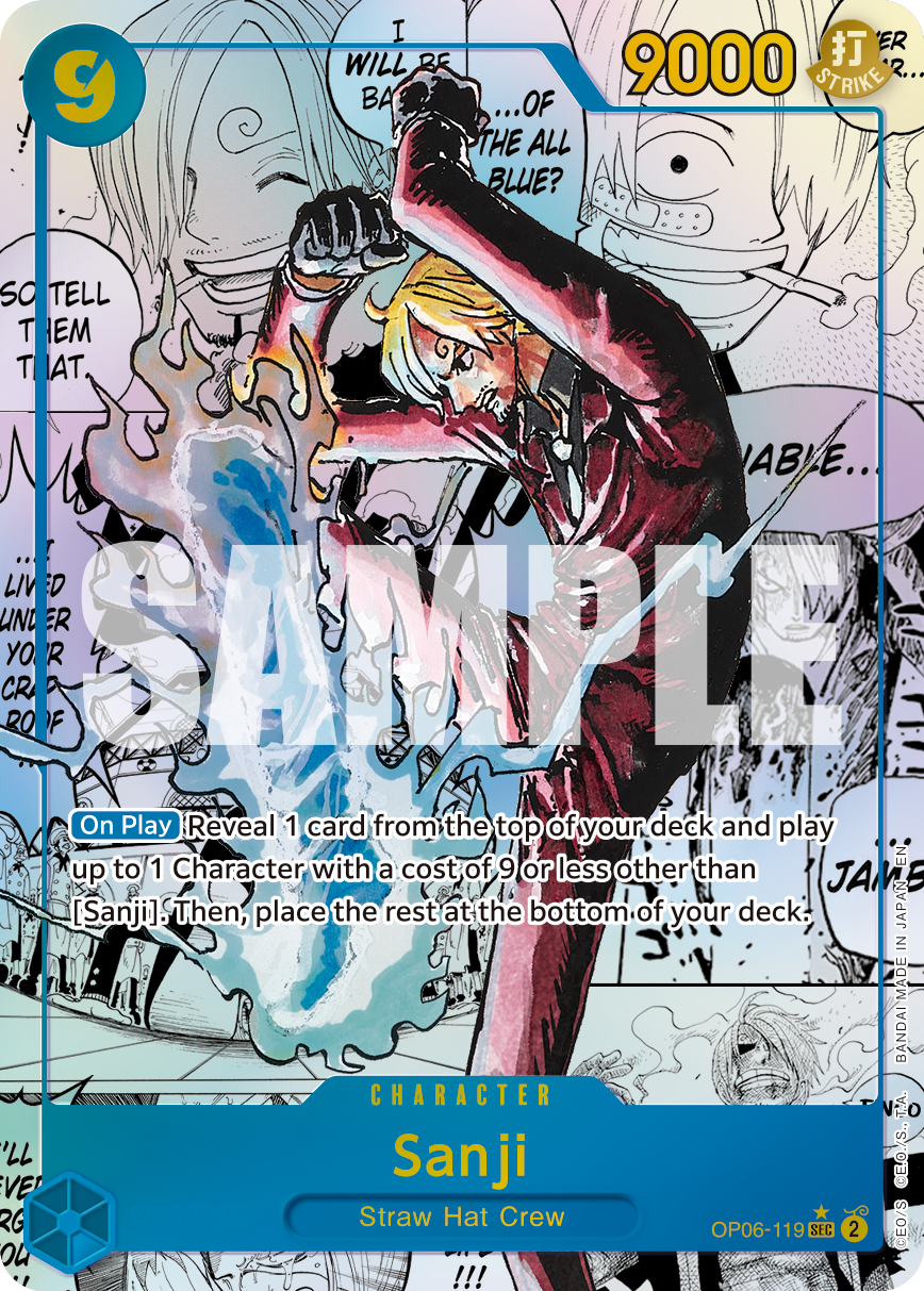 OP06-119 | SEC | CHARACTER Sanji Manga