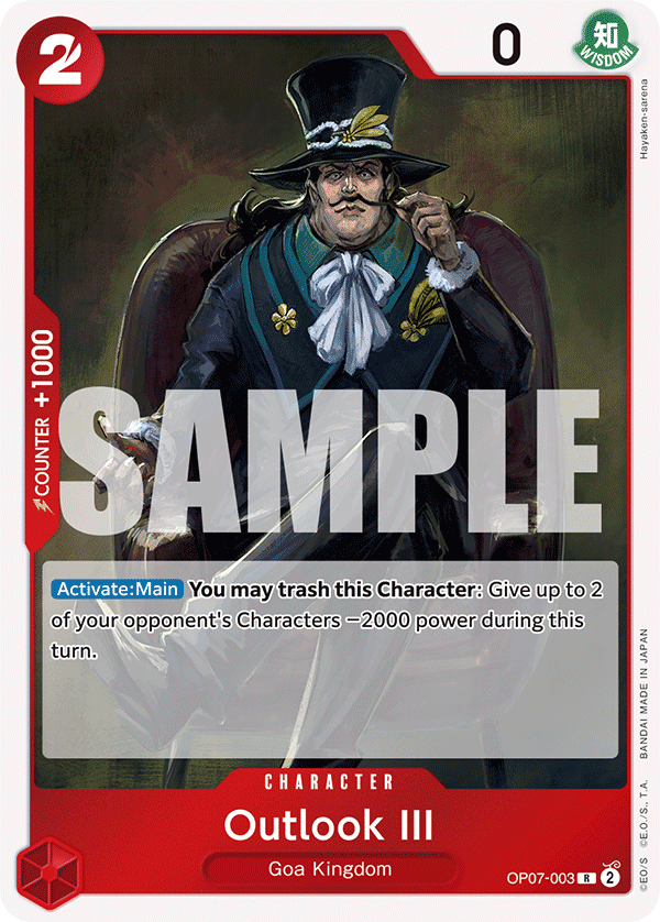 OP07-003 | R | CHARACTER Outlook III