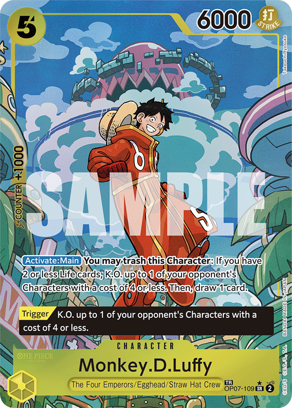 OP07-109 | SR | CHARACTER Monkey.D.Luffy