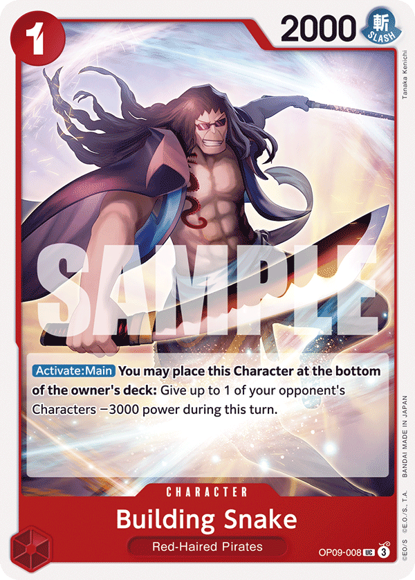 OP09-008 | UC | CHARACTER Building Snake