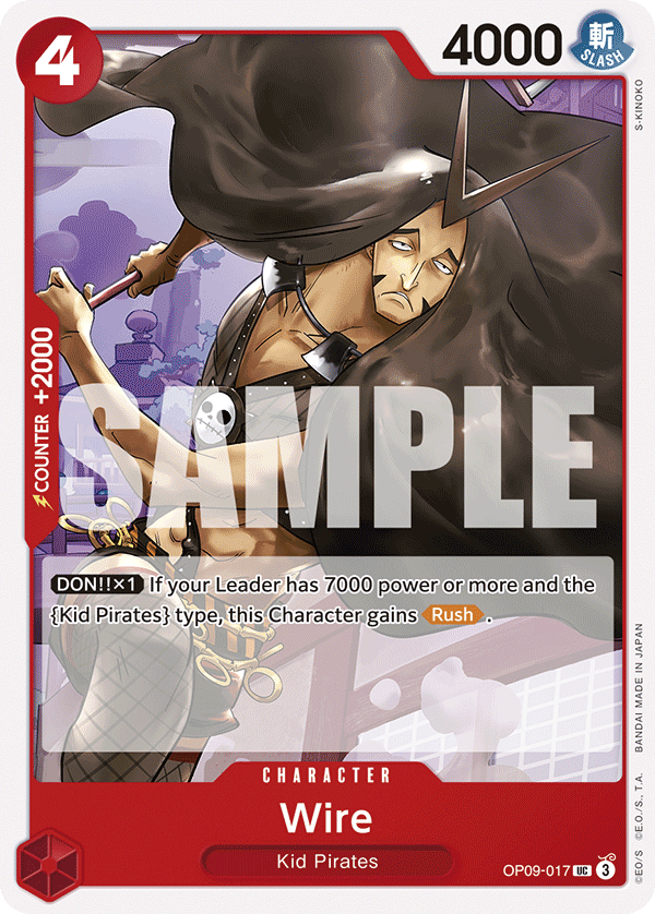 OP09-017 | UC | CHARACTER Wire