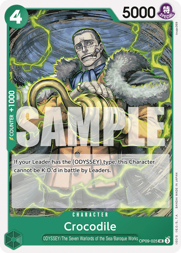 OP09-025 | UC | CHARACTER Crocodile