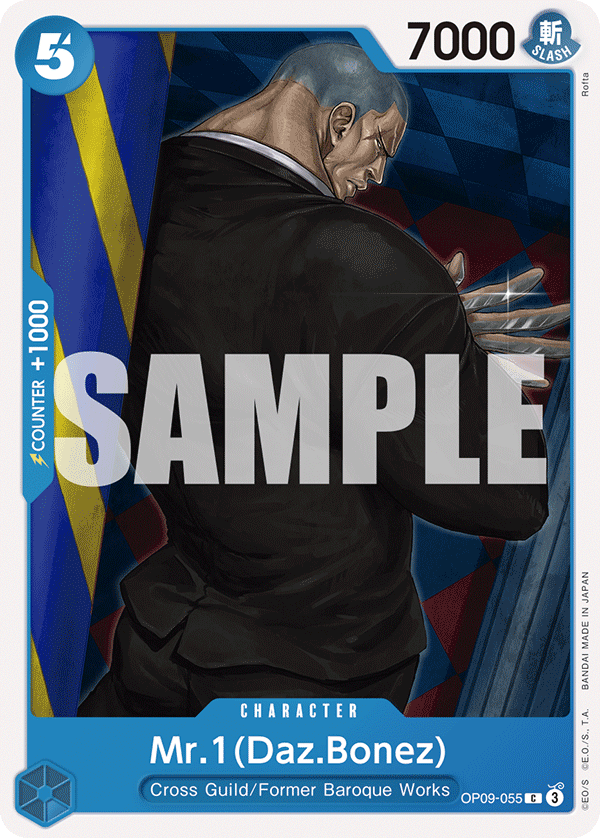OP09-055 | C | CHARACTER Mr.1(Daz.Bonez)