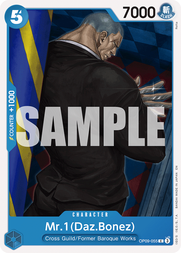 OP09-055 CHARACTER Mr.1(Daz.Bonez) ST-25