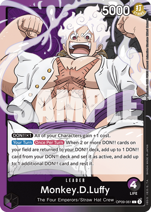 OP09-061 | L | LEADER Monkey.D.Luffy