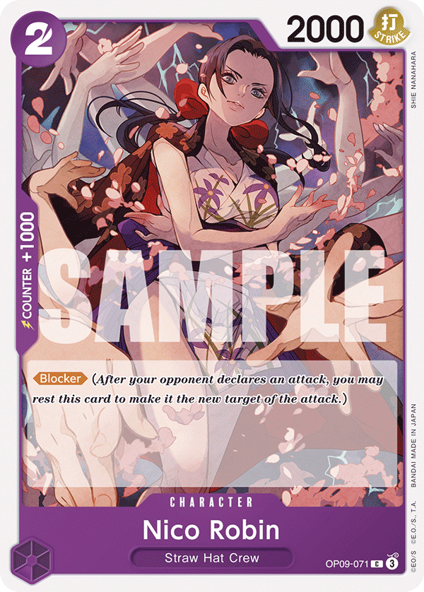 OP09-071 | C | CHARACTER Nico Robin