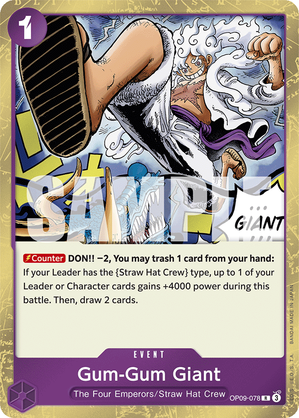 OP09-078 | R | EVENT Gum-Gum Giant