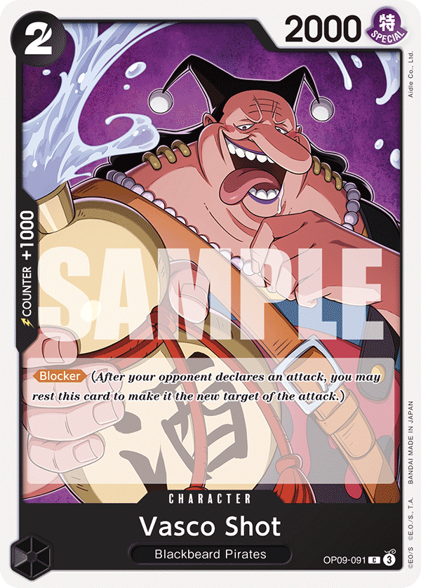 OP09-091 | C | CHARACTER Vasco Shot