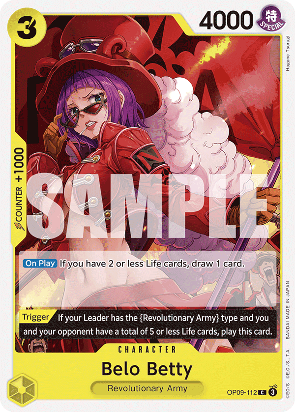 OP09-112 | C | CHARACTER Belo Betty
