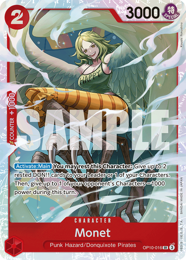 OP10-016 | SR | CHARACTER Monet