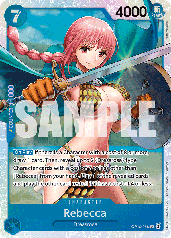 OP10-058 | SR | CHARACTER Rebecca