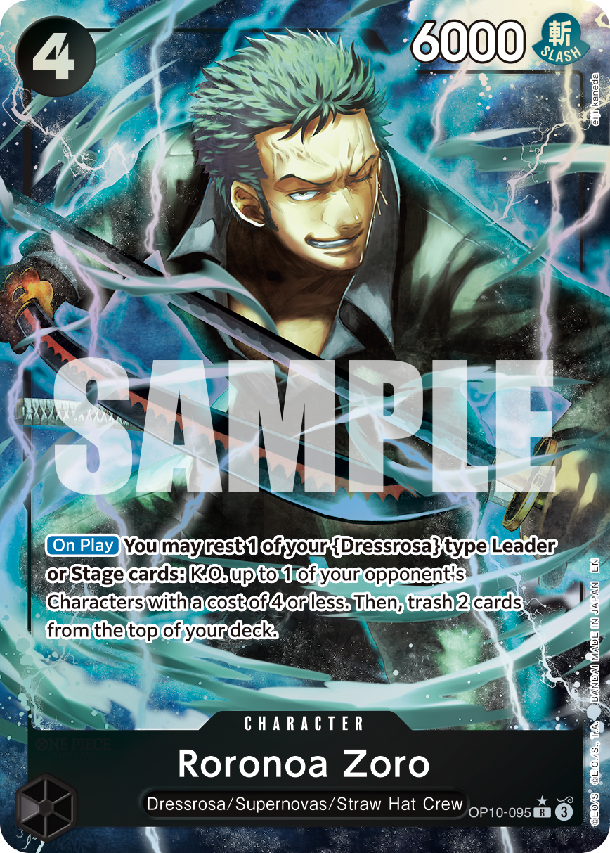 OP10-095 | R | CHARACTER Roronoa Zoro Parallel
