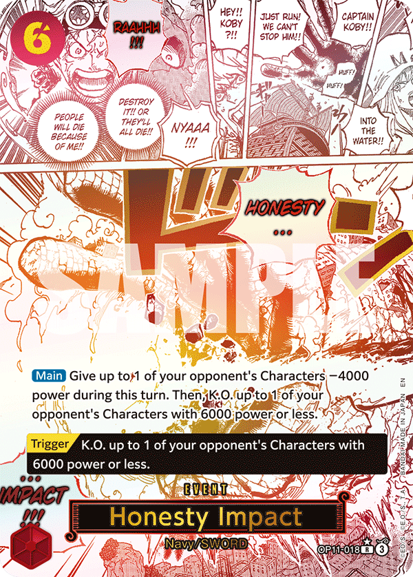 OP11-018 | R | EVENT Honesty Impact Parallel