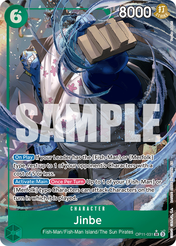 OP11-031 | SR | CHARACTER Jinbe Parallel