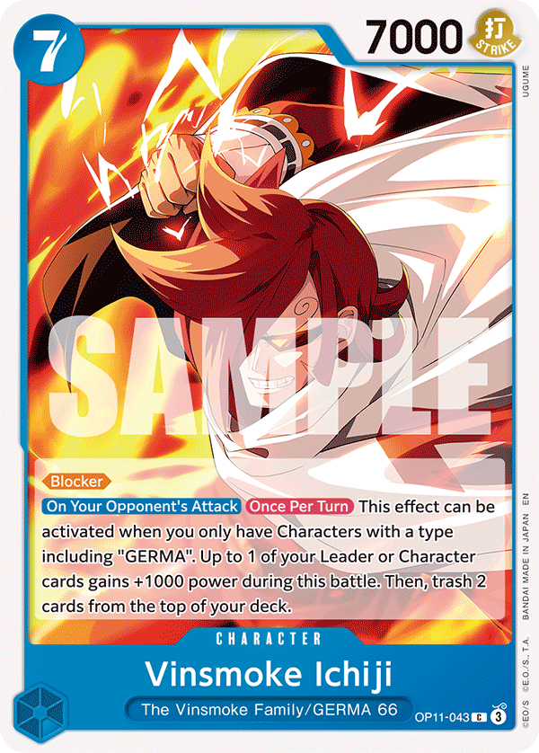 OP11-043 | C | CHARACTER Vinsmoke Ichiji