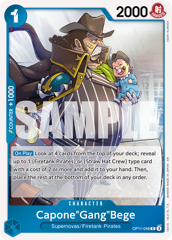 OP11-048 | R | CHARACTER Capone"Gang"Bege