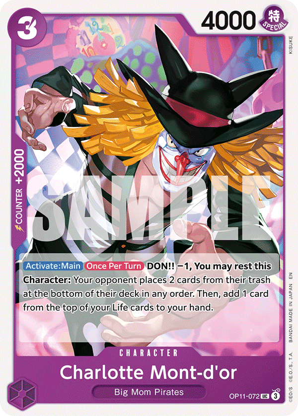OP11-072 | UC | CHARACTER Charlotte Mont-d'or