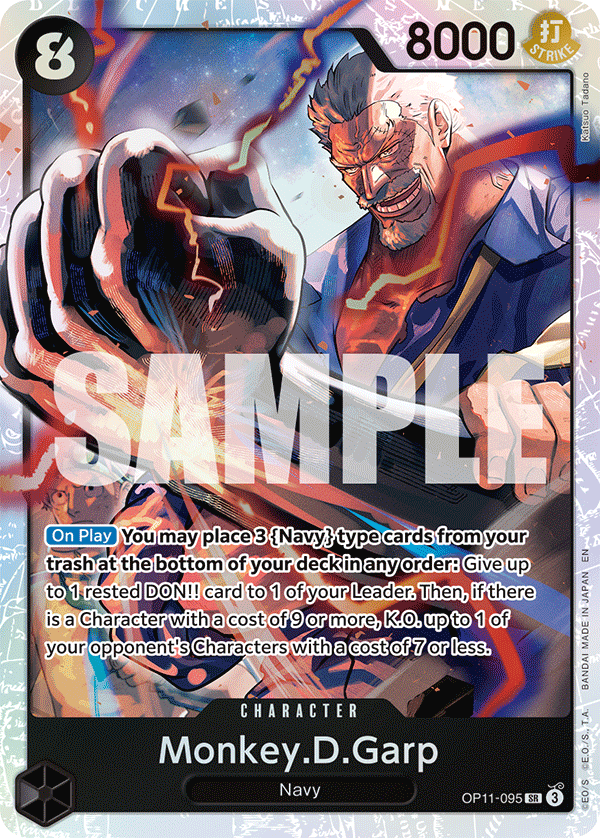 OP11-095 | SR | CHARACTER Monkey.D.Garp