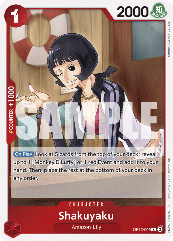 OP12-006 | R | CHARACTER Shakuyaku