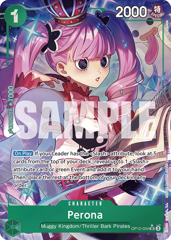 OP12-034 | SR | CHARACTER Perona Parallel