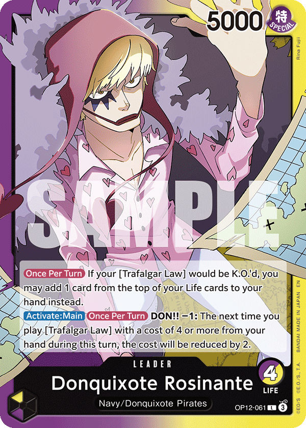 OP12-061 | L | LEADER Donquixote Rosinante