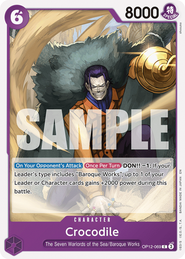 OP12-069 | C | CHARACTER Crocodile