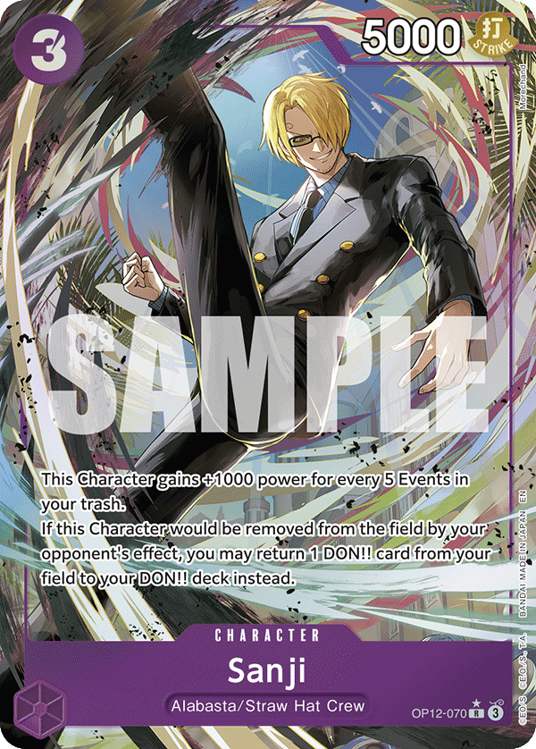 OP12-070 | R | CHARACTER Sanji Parallel
