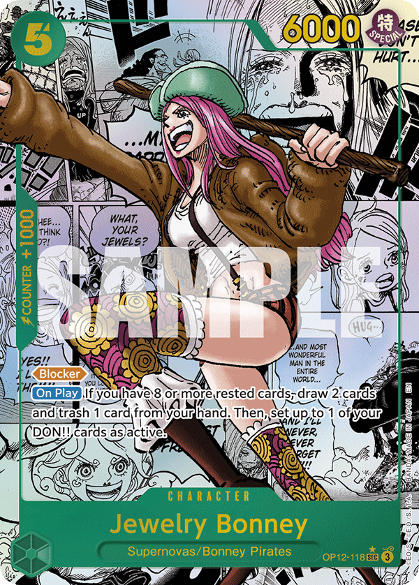 OP12-118 | SEC | CHARACTER Jewelry Bonney Manga