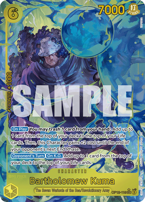 OP12-119 | SEC | CHARACTER Bartholomew Kuma Parallel