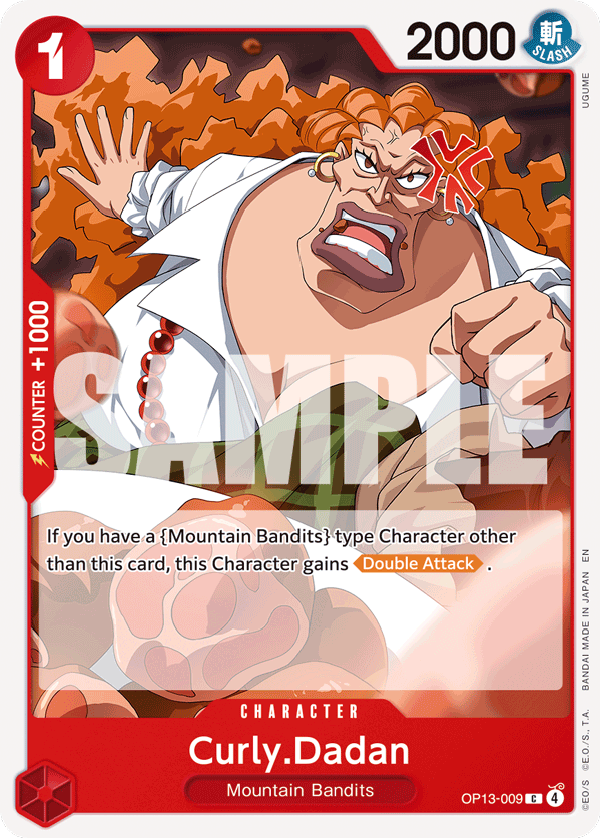 OP13-009 | C | CHARACTER Curly.Dadan