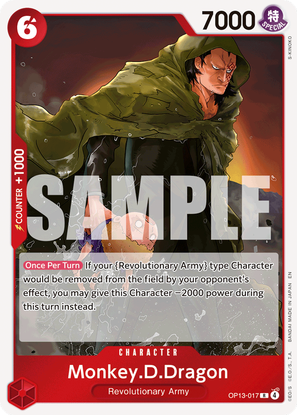 OP13-017 | R | CHARACTER Monkey.D.Dragon