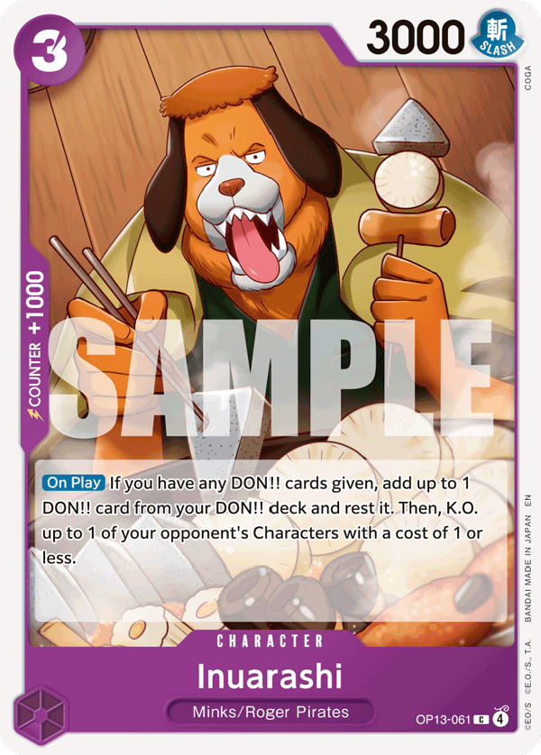 OP13-061 | C | CHARACTER Inuarashi