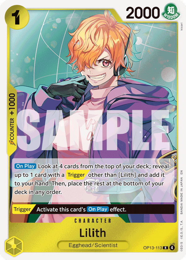 OP13-113 | R | CHARACTER Lilith