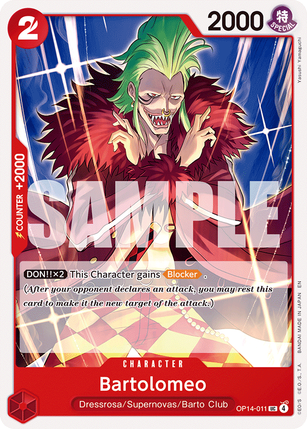 OP14-011 | UC | CHARACTER Bartolomeo