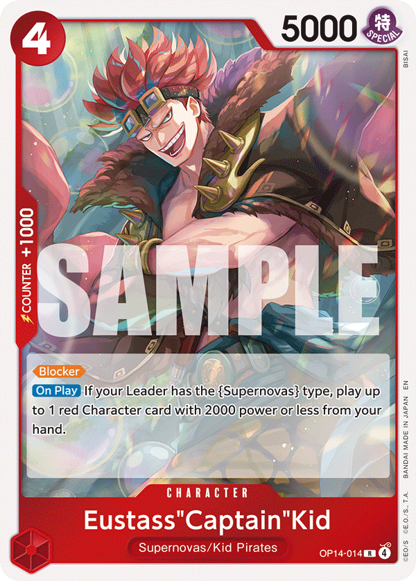 OP14-014 | R | CHARACTER Eustass"Captain"Kid