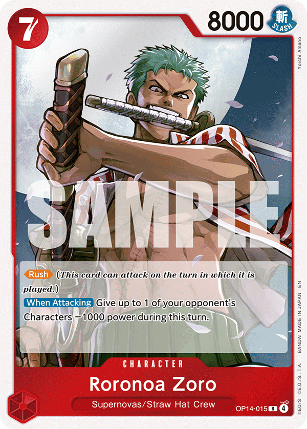 OP14-015 | R | CHARACTER Roronoa Zoro