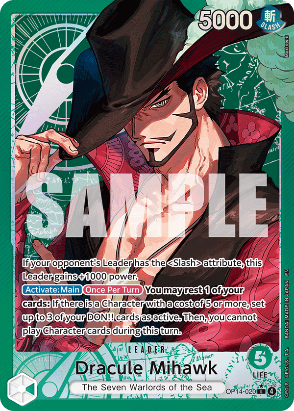 OP14-020 | L | LEADER Dracule Mihawk Parallel
