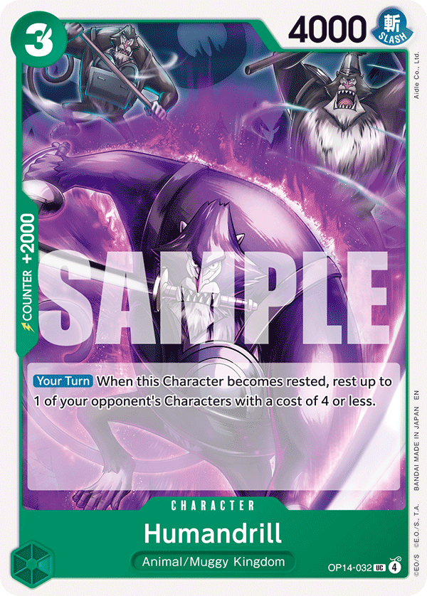 OP14-032 | UC | CHARACTER Humandrill
