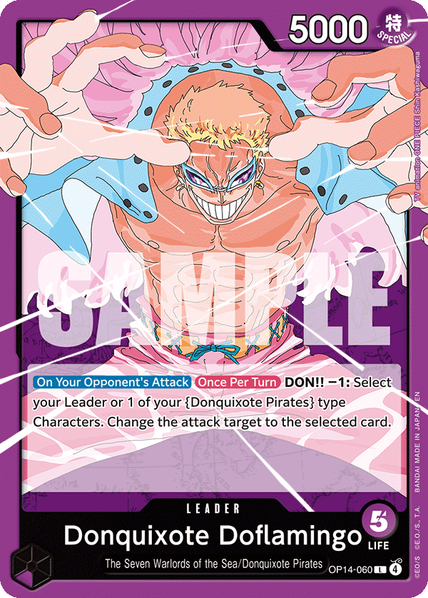 OP14-060 | L | LEADER Donquixote Doflamingo
