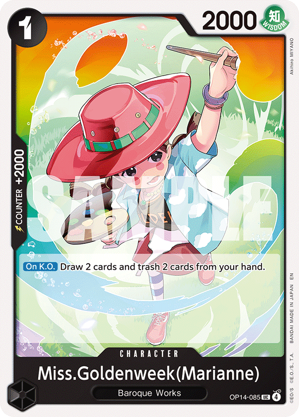 OP14-085 | UC | CHARACTER Miss.Goldenweek(Marianne)