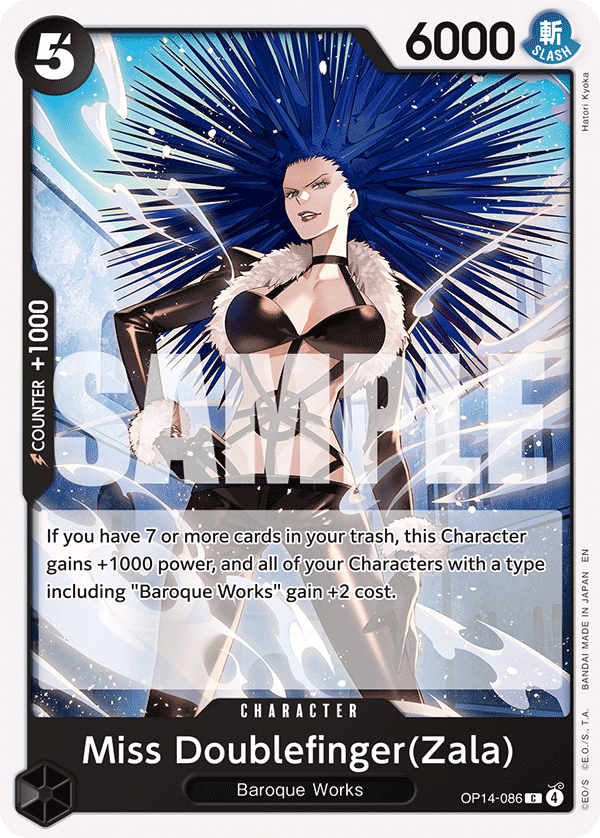 OP14-086 | C | CHARACTER Miss Doublefinger(Zala)